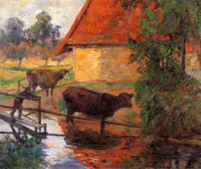 Paul Gauguin Watering Place